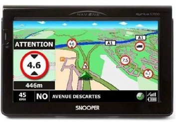 Configuration GPS Snooper Ventura S7000 pour camping-car