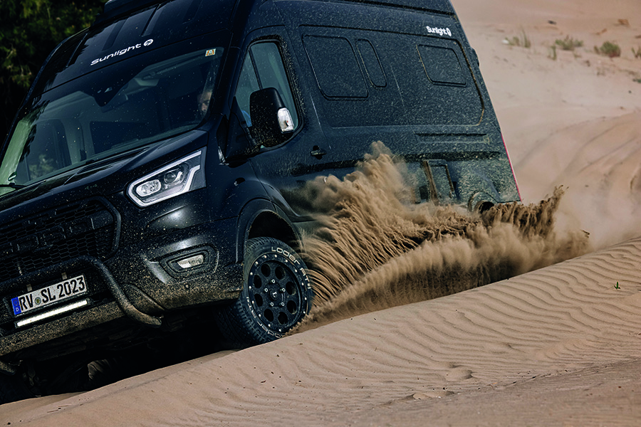 Sunlight 4x4 590 Adventure Edition, une utilisation tout terrain pour ce fourgon