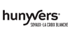 Logo HUNYVERS SOYAUX CROIX BLANCHE